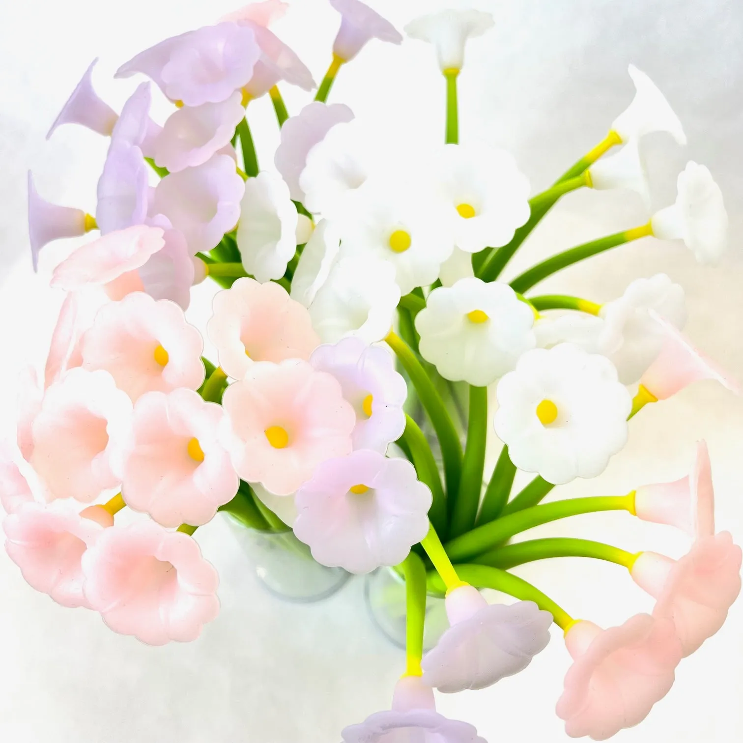 X 22463 MORNING GLORY FLOWER WIGGLE GEL PEN-DISCONTINUED
