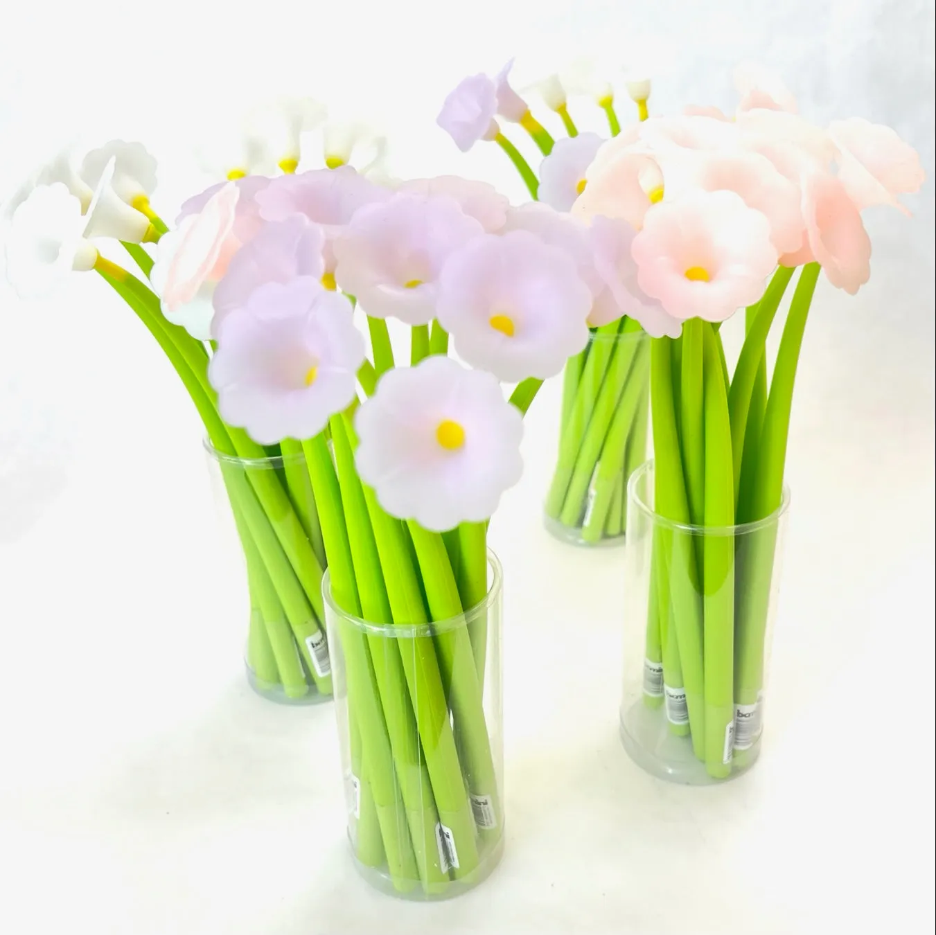 X 22463 MORNING GLORY FLOWER WIGGLE GEL PEN-DISCONTINUED