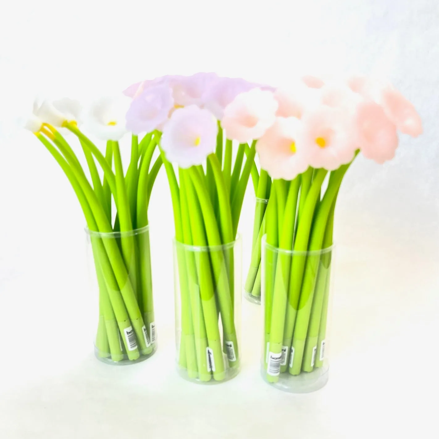 X 22463 MORNING GLORY FLOWER WIGGLE GEL PEN-DISCONTINUED