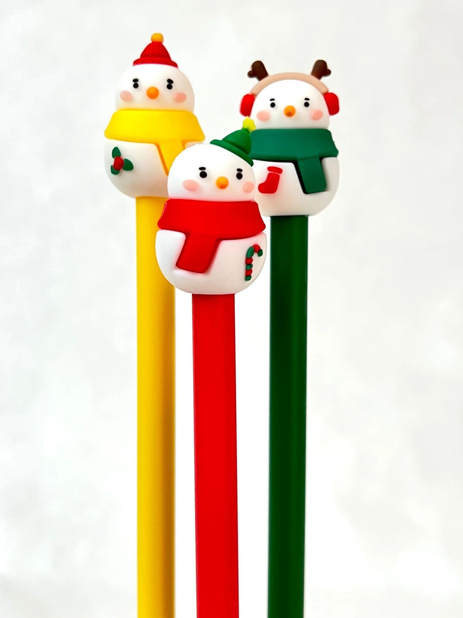 X 22537 SNOWMAN GEL PEN-DISCONTINUED