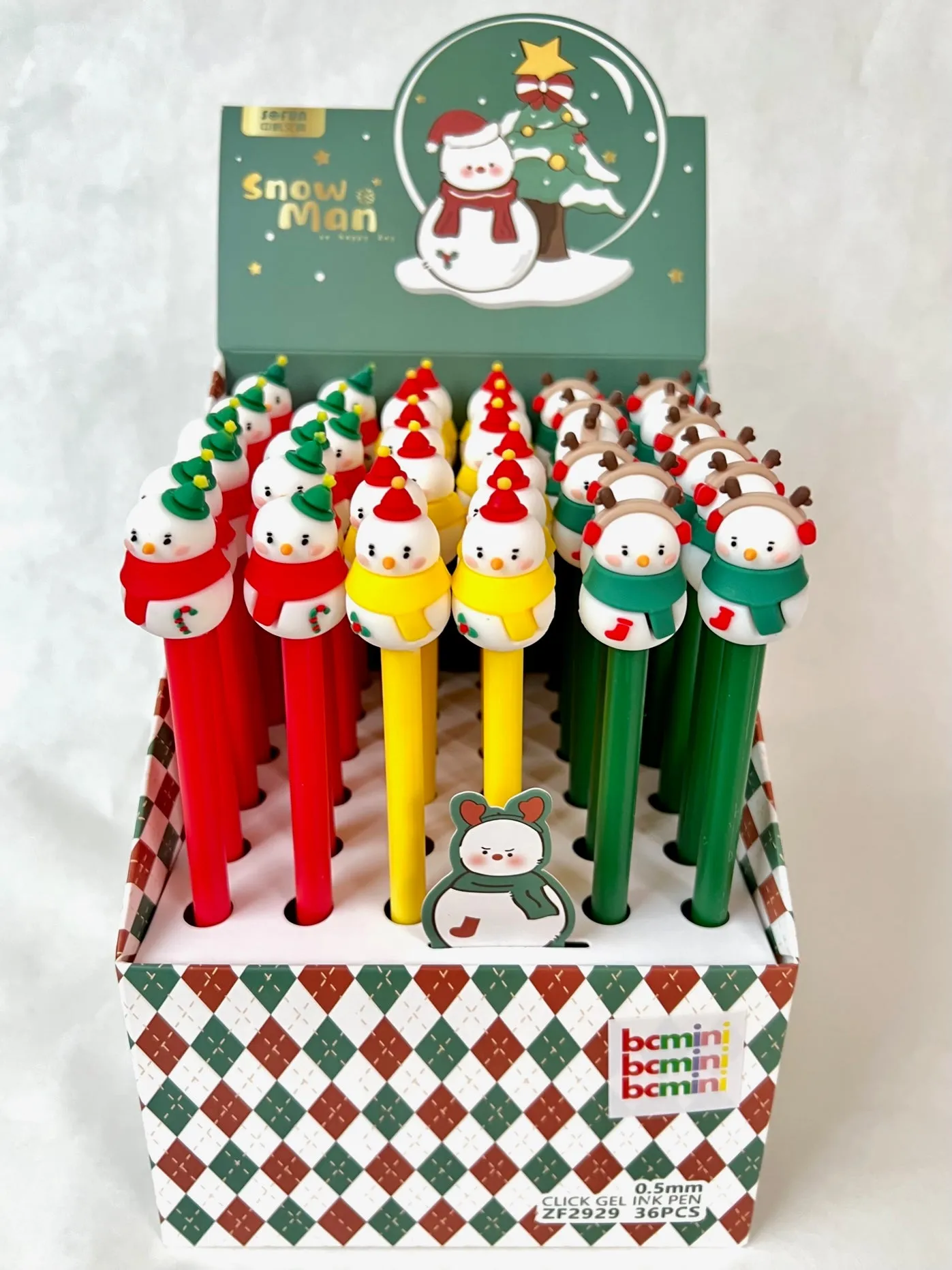 X 22537 SNOWMAN GEL PEN-DISCONTINUED